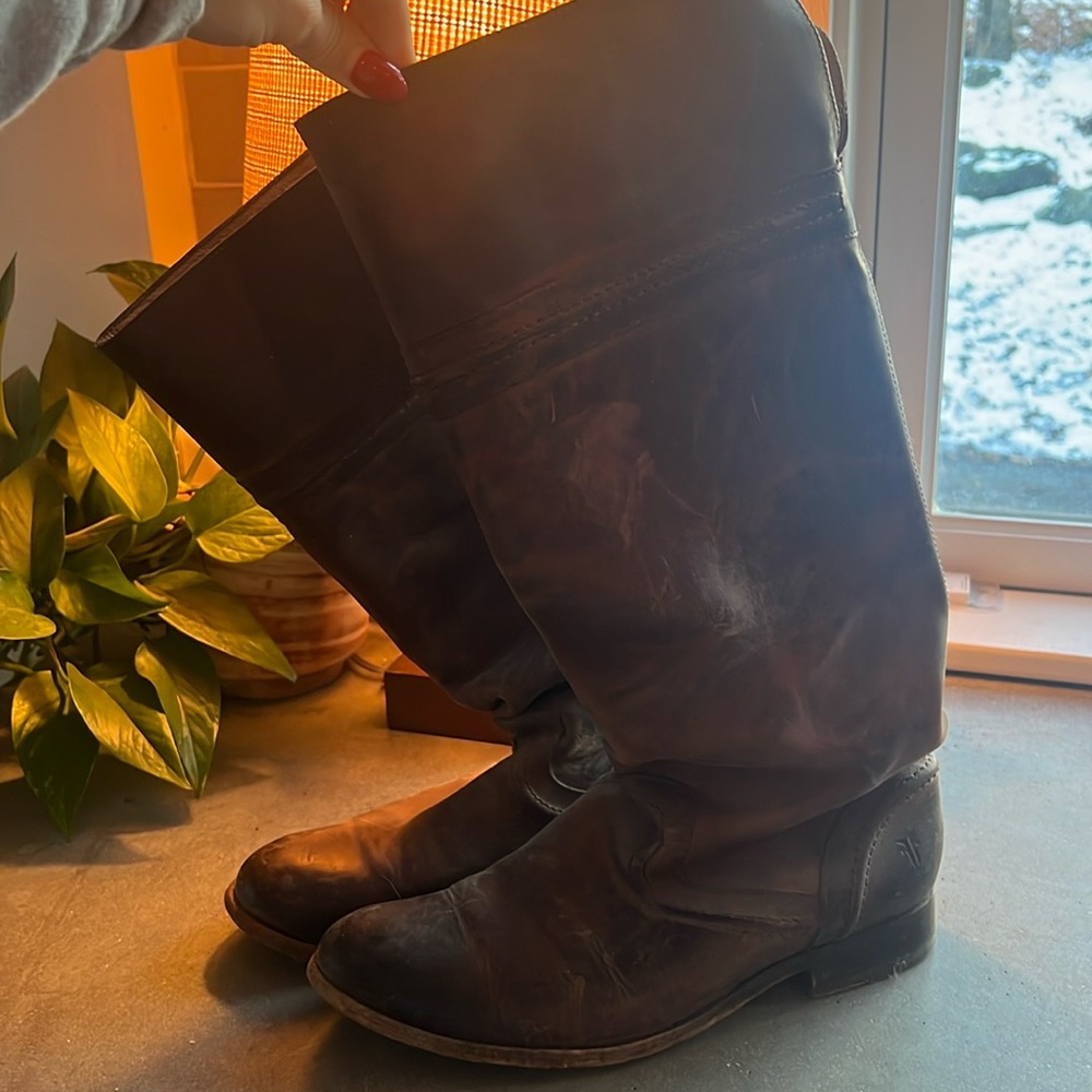 Frye Tall Riding Boots - Picture 2 of 5